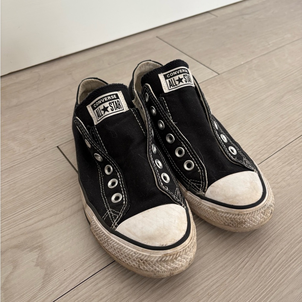Converse Black Canvas Slip-On